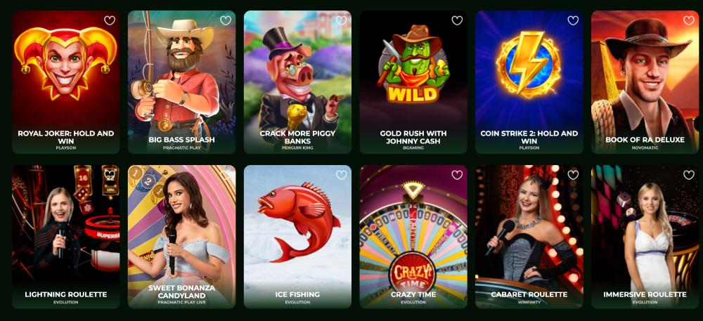 I giochi di Nacho Casino — slot live jackpot e poker