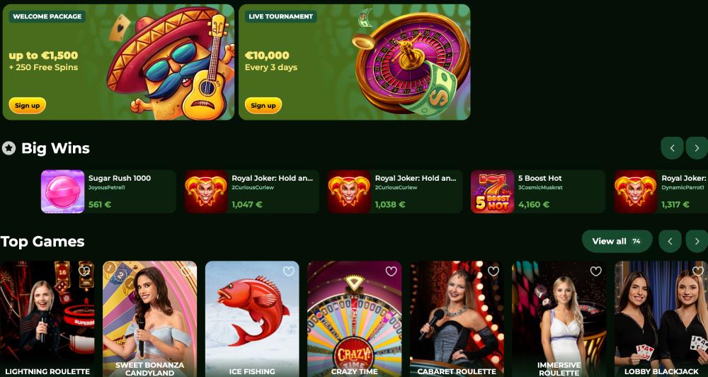 Come depositare e prelevare su Casinacho Casino Italia